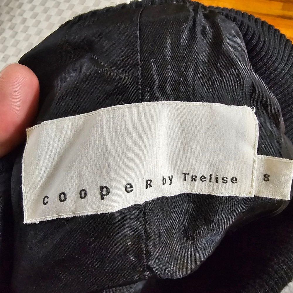 Cooper by Trelise White Black Floral A Line Skirt Small Linen Blend - Picture 6 of 7